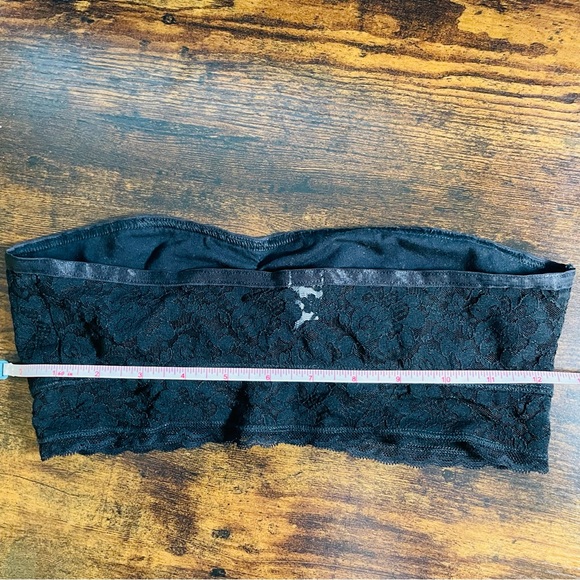 Aerie Bandeau Black Lace Strapless Bra Medium - Picture 6 of 7